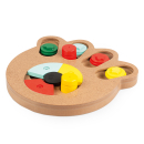 Slide `n Snack Puzzle "PFOTE" interactives Hundespielzeug aus Holz