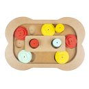 Slide `n Snack Puzzle "KNOCHEN" interactives Hundespielzeug aus Holz
