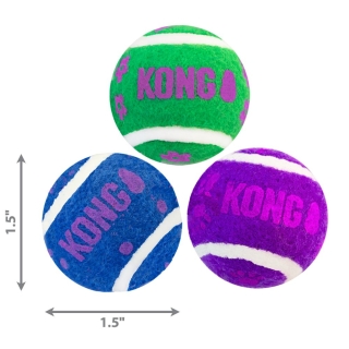 KONG® Cat Active Tennis Balls mit Glöckchen