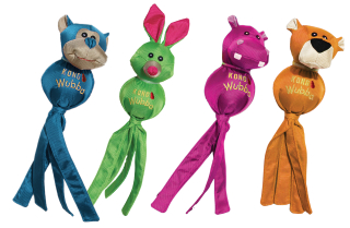 KONG® Wubba™ Friends Ballistic S, 24 cm HASE, grün