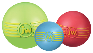 JW® Hol-ee Isqueak Ball L ø 10 cm blau