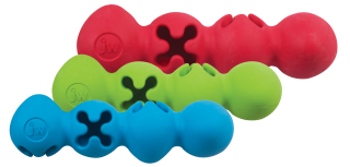 JW® Playbites Caterpiller S/M 15 cm blau