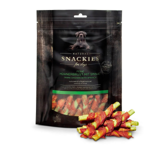 SNACKIES® Feine Hühnerbrust mit Spinat 180g