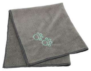 TRIXIE Handtuch 50 × 60 cm, Farbe: grau